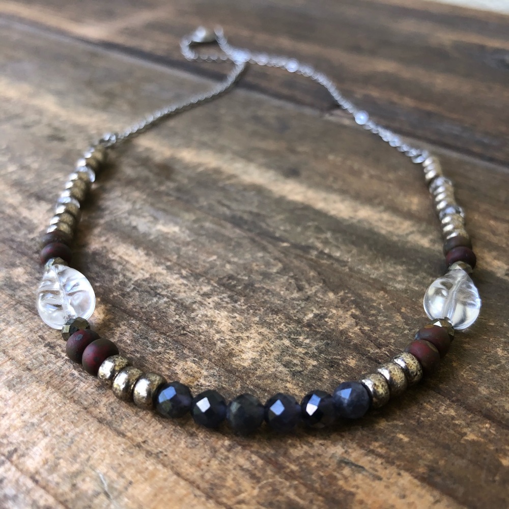 Americana Blue Tanzanite Short Necklace